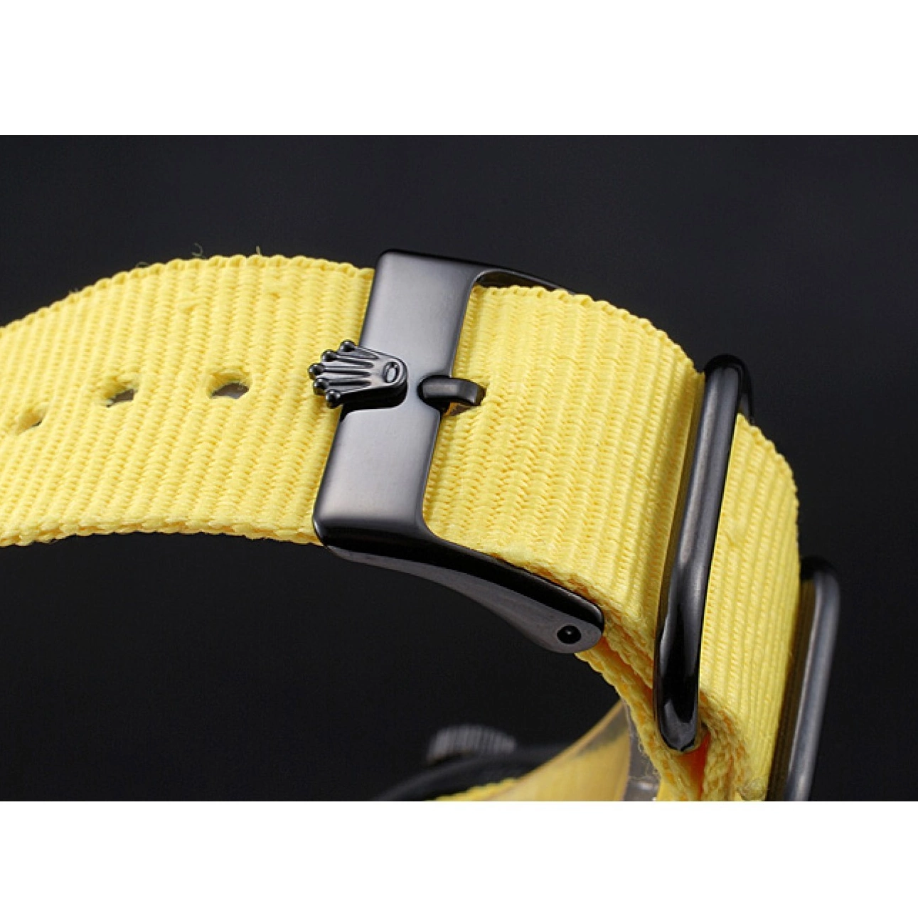 Aaa replica watch Milgauss Rolex Bamford Yellow Nylon Strap 621999 0712